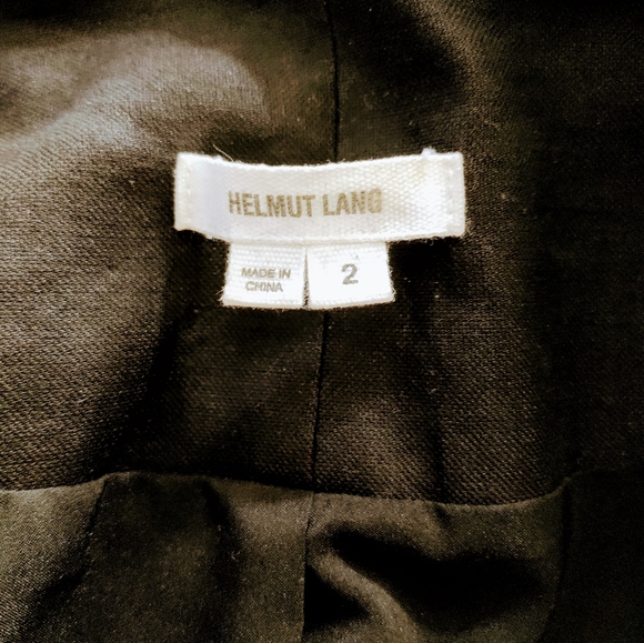 Helmut Lang Era Suiting Contrast Two Tone Blazer - Picture 3 of 5
